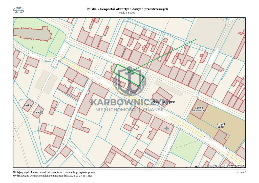 Działka Sprzedaż Nowe Warpno