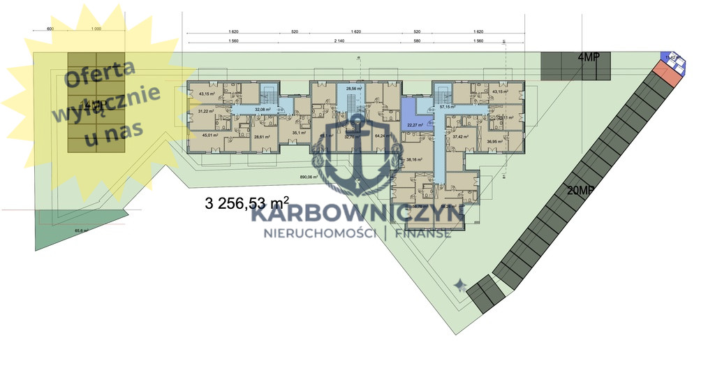 Działka Sprzedaż Szczecin Dąbie 1