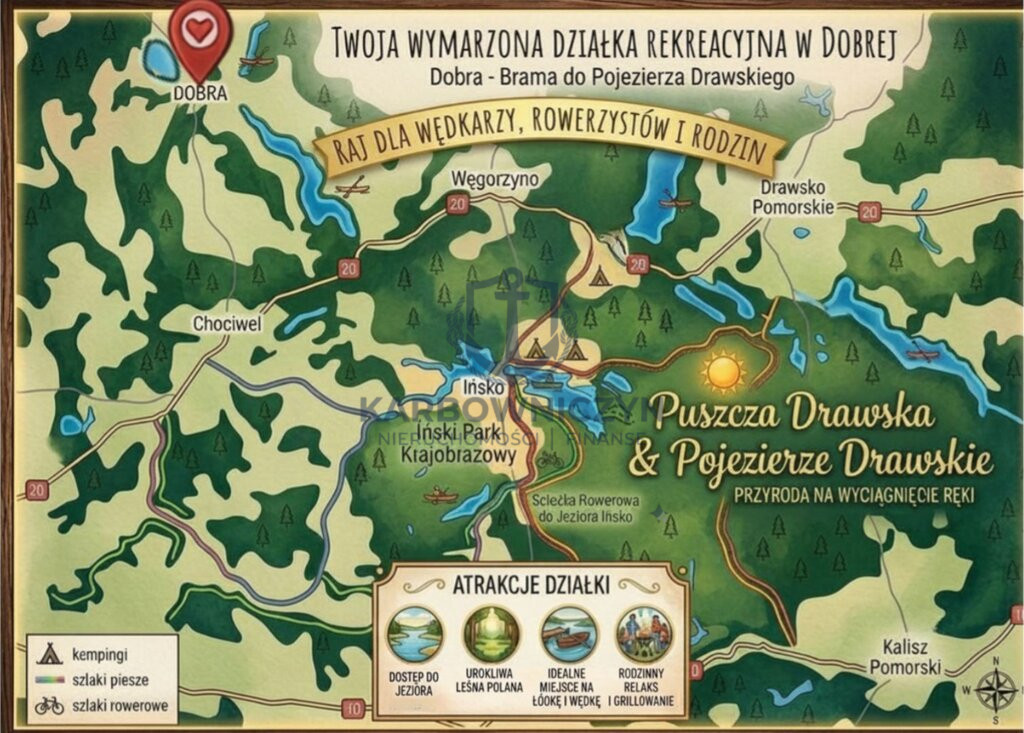 Działka Sprzedaż Dobra 1