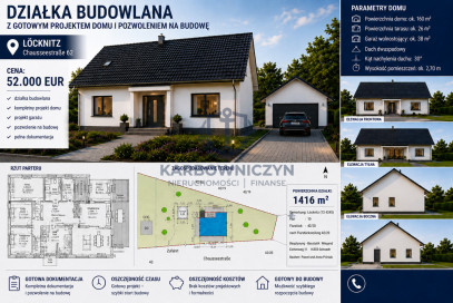 Działka Sprzedaż Löcknitz, Löcknitz-Penkun, Vorpommern-Greifswald, Meklemburgia-Pomorze Przednie, Niemcy