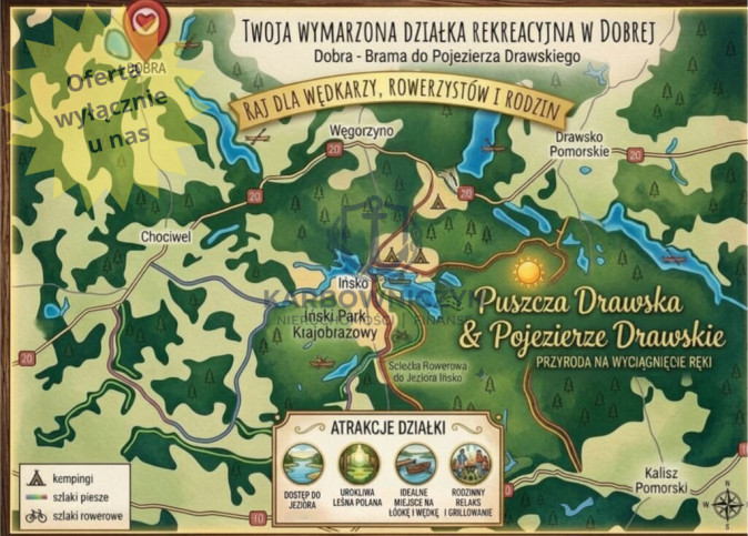 Działka Sprzedaż Dobra 1