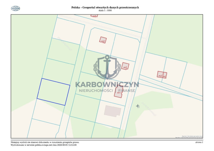 Działka Sprzedaż Ładzin 3