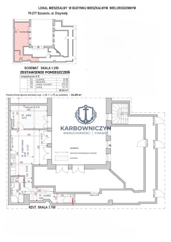 Mieszkanie Sprzedaż Szczecin Śródmieście-Centrum Michała Drzymały 3