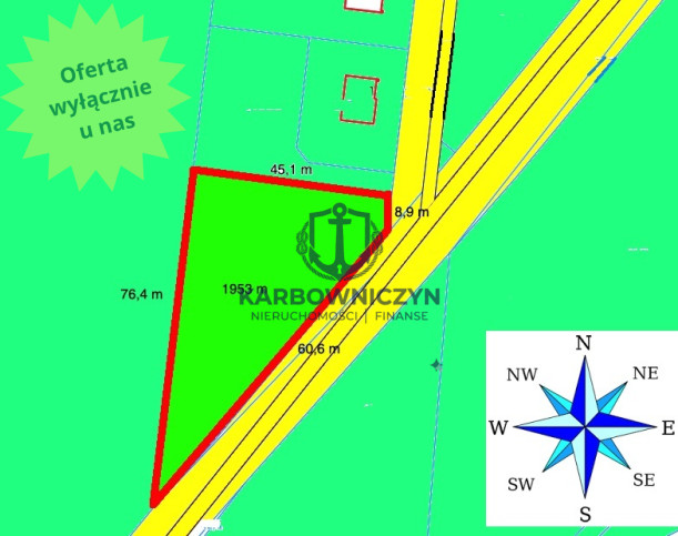 Działka Sprzedaż Stobno 1