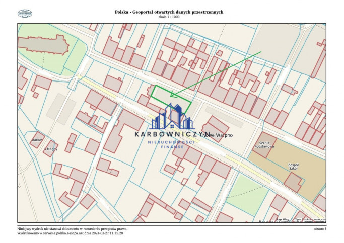 Działka Sprzedaż Nowe Warpno 1