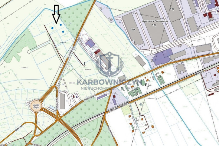 Działka Sprzedaż Szczecin Dąbie 2